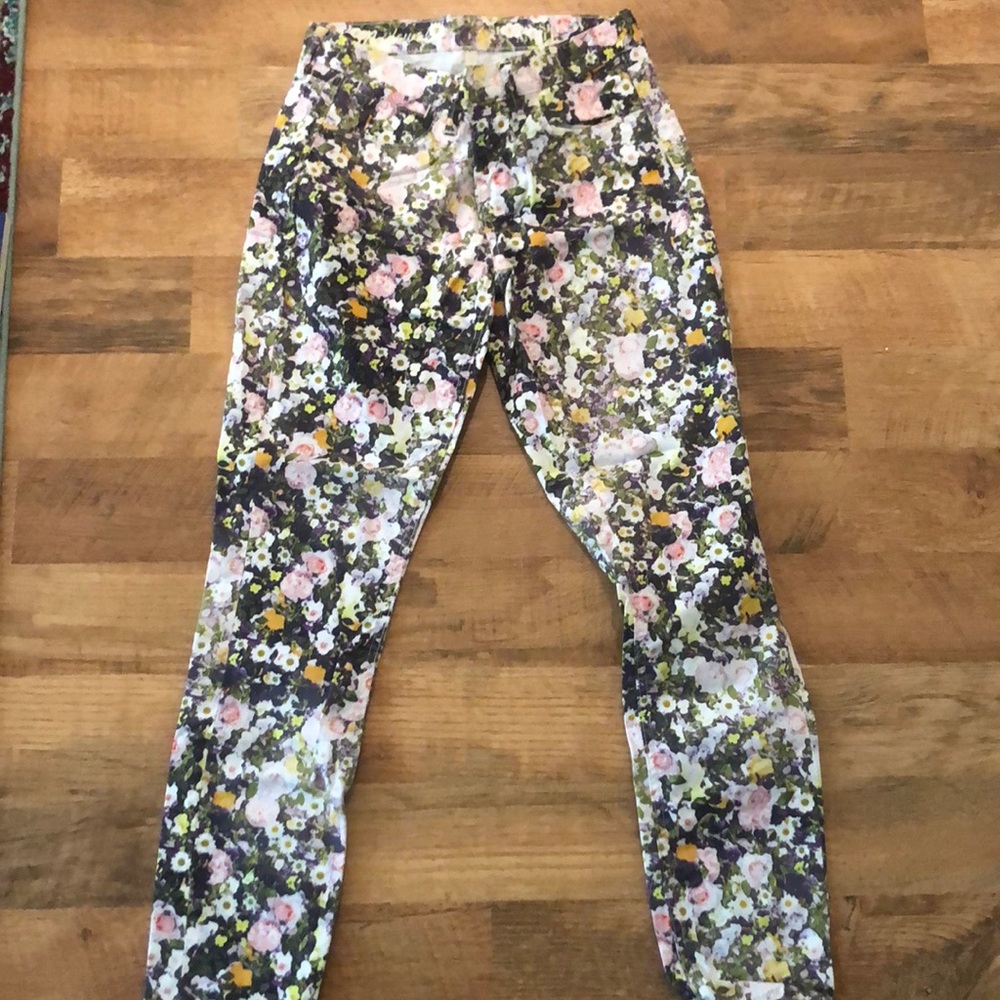 Floral print madewell jeans size 26